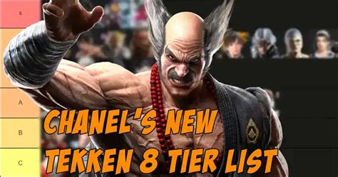 Top Tekken 8 player Chanel releases new tier list including